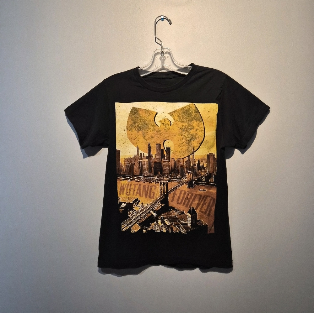 Wu-Tang Forever Black Graphic T-Shirt | Size Small